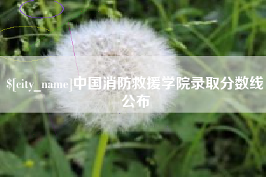 尉氏中国消防救援学院录取分数线公布