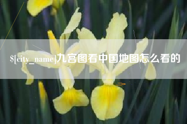 尉氏九宫图看中国地图怎么看的