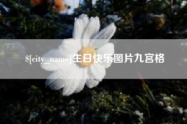 尉氏生日快乐图片九宫格