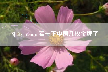 尉氏看一下中国几枚金牌了