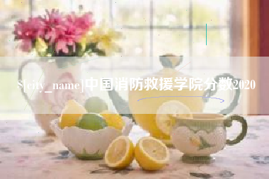 尉氏中国消防救援学院分数2020