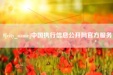 尉氏中国执行信息公开网官方服务