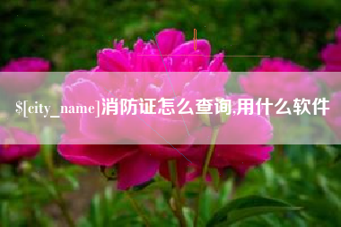 尉氏消防证怎么查询,用什么软件