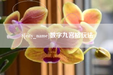 尉氏数字九宫格玩法
