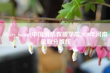 尉氏中国消防救援学院2020年河南录取分数线