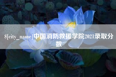尉氏中国消防救援学院2021录取分数