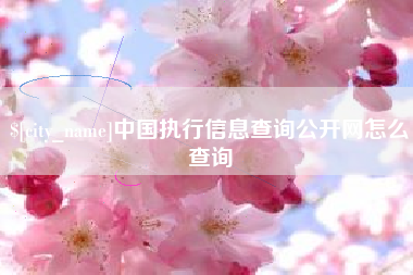 尉氏中国执行信息查询公开网怎么查询