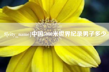 尉氏中国5000米世界纪录男子多少