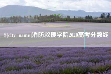 尉氏消防救援学院2020高考分数线