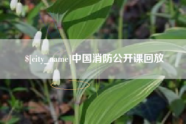 尉氏中国消防公开课回放