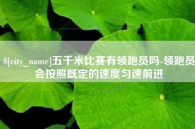 尉氏五千米比赛有领跑员吗-领跑员会按照既定的速度匀速前进