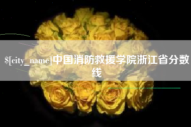 尉氏中国消防救援学院浙江省分数线