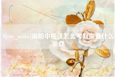 尉氏消防中控证怎么考取需要什么条件